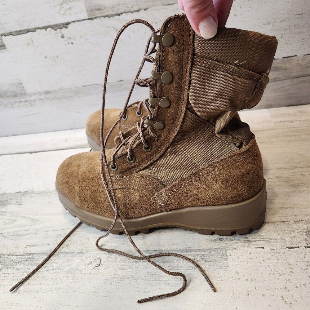 Belleville Womens Size 5 WF FAFSTC Combat Boots  Vibram Steel Toe
